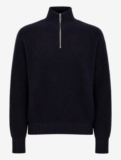 DIANA STUDIO - Merino wool half-zip knit jumper