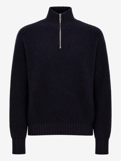DIANA STUDIO - Merino wool half-zip knit jumper