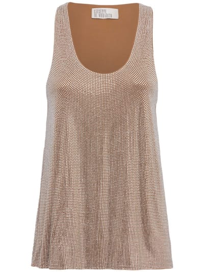 Giuseppe Di Morabito - Metallic mesh top