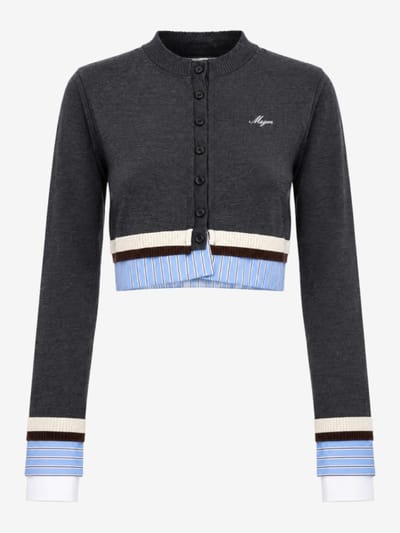 MSGM - Mini cardigan with logo