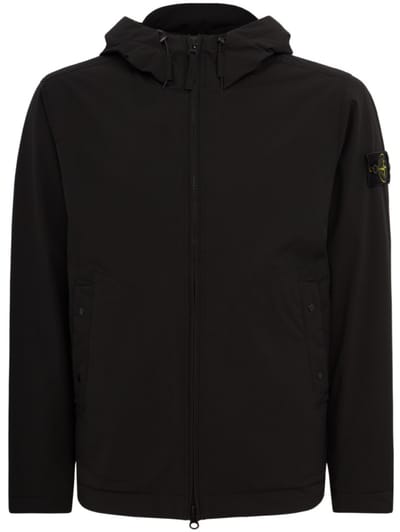 Stone Island - 尼龙连帽短款外套