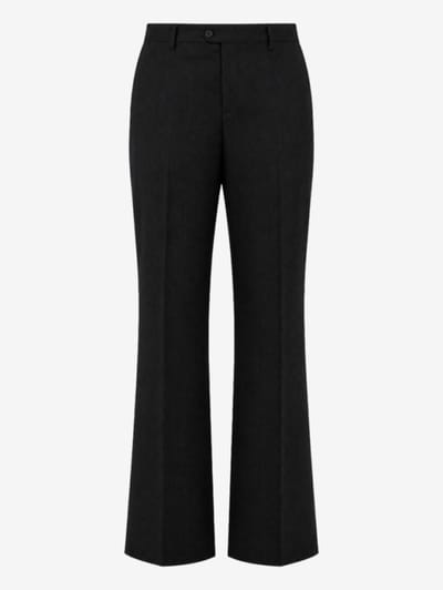 ANIPS - Pantalones acampanados en lana merina