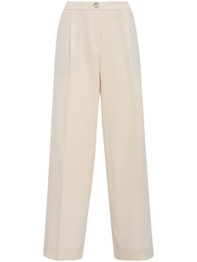 CRUNA - Pleated Wide Leg Regular Fit Pants