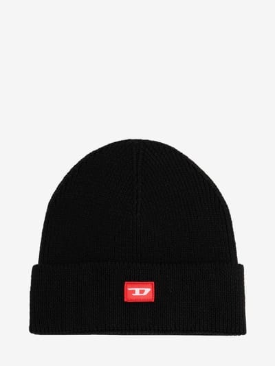 Diesel Kids - Poly knit beanie w/logo