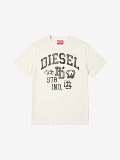 Diesel Kids - Printed cotton jersey t-shirt