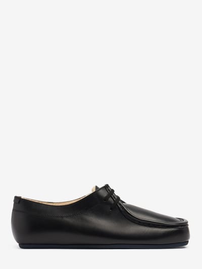 Jil Sander - Chaussures à lacets Hood cuir et shearling