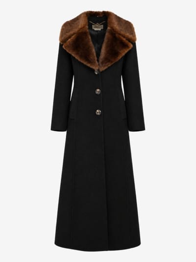 LUISA SPAGNOLI - Scolpito fur coat