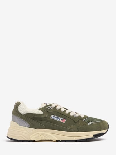 Autry - Nylon and leather sneakers Hyperway Low