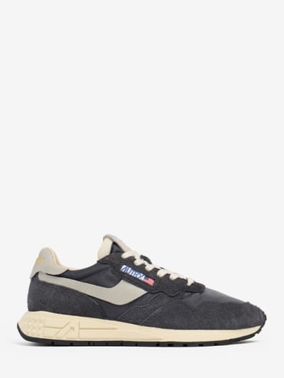 Autry - Reelwind Low nylon and leather sneakers