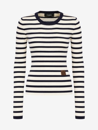 Dsquared2 - Striped Long Sleeves Pullover