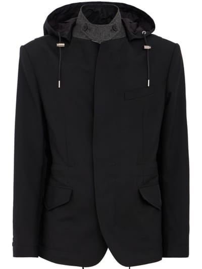 Sacai - Suiting x Nylon Twill Jacket