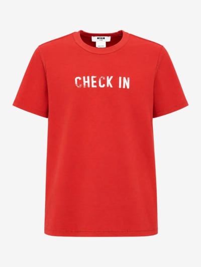 MSGM - Printed short sleeve t-shirt