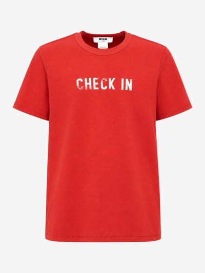 MSGM - Printed short sleeve t-shirt