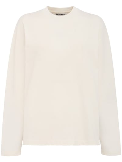 Jil Sander - T-Shirt aus Baumwolljersey