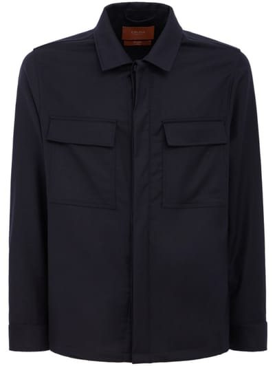 CRUNA - Virgin Wool Overshirt