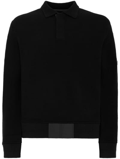 Sacai - Wool Knit Polo Shirt