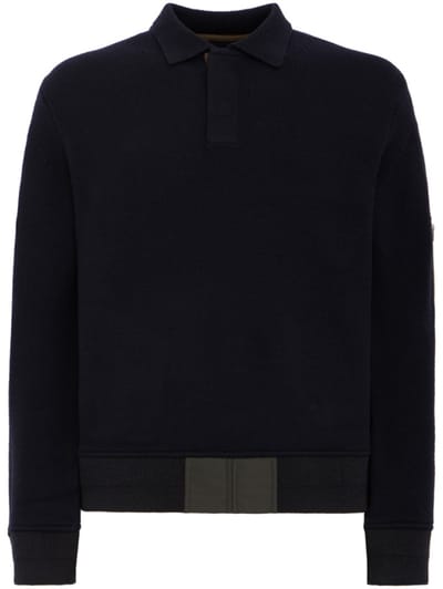Sacai - Wool Knit Polo Shirt