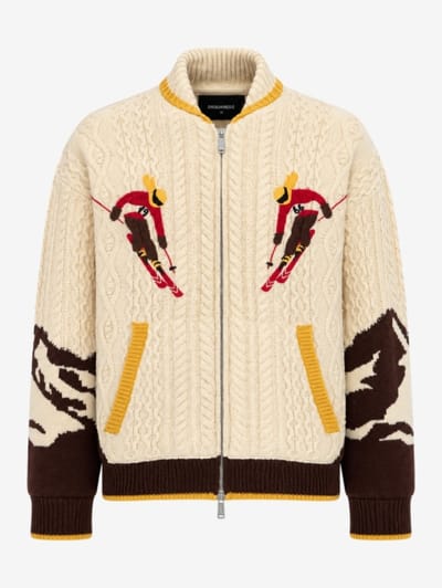 Dsquared2 - Zipped Knit Kaban zip jacket