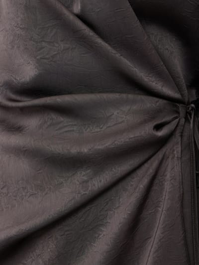 MSGM: Wickelkleid aus Satin mit Spitzendetails