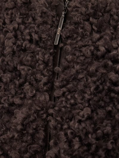 MSGM: Faux shearling midi skirt
