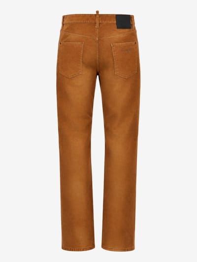 Dsquared2: 642 vintage-effect cotton denim jeans