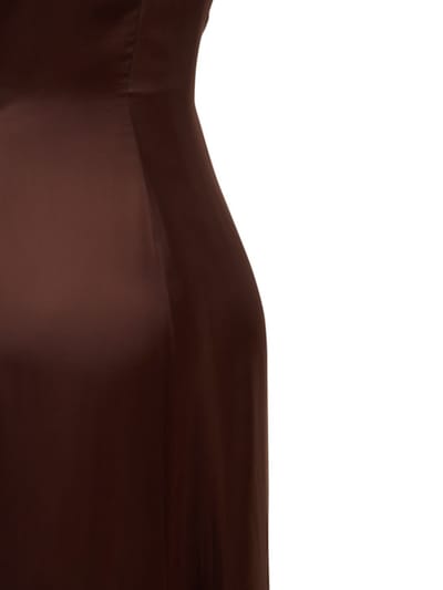 Bite Studios: Cupro wrap midi dress