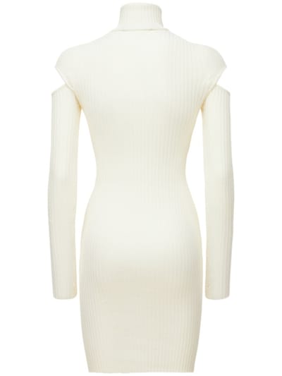 Andreadamo: LVR EXCLUSIVE RIB KNIT MINI DRESS