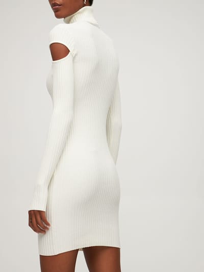 Andreadamo: LVR EXCLUSIVE RIB KNIT MINI DRESS
