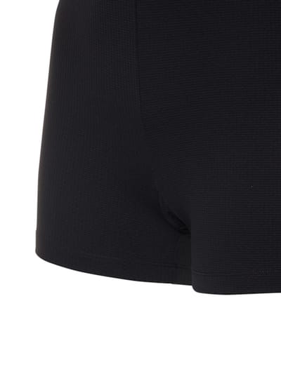 Marysia: Flared stretch-jersey mini dress