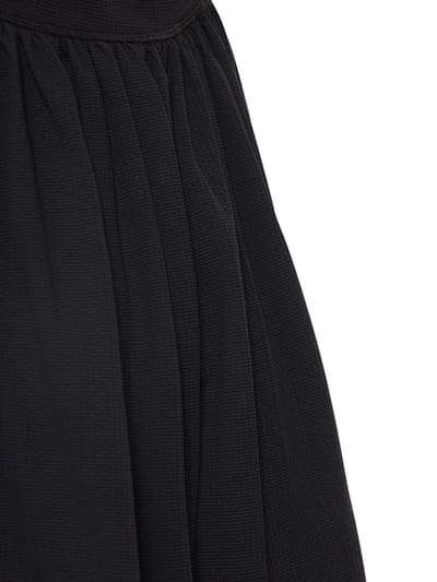 Marysia: Flared stretch-jersey mini dress