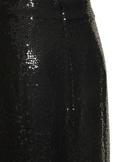 Michael Kors Collection: Embellished crepe sable cutout gown
