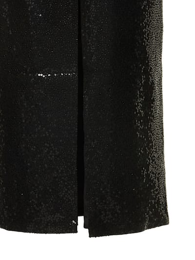 Michael Kors Collection: Embellished crepe sable cutout gown