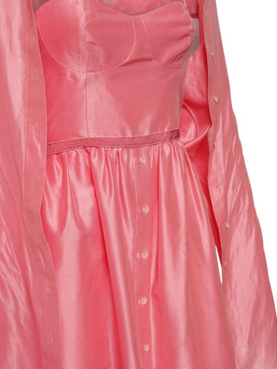 Rosie Assoulin: Cotton and silk-blend midi dress with knot