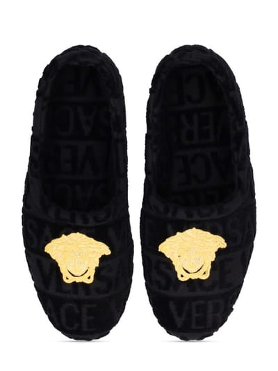Versace: Medusa棉质拖鞋