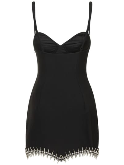 Area: Robe courte avec cristaux et clous