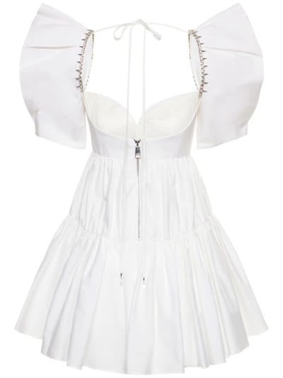 Area: Robe en coton avec manches bouffantes