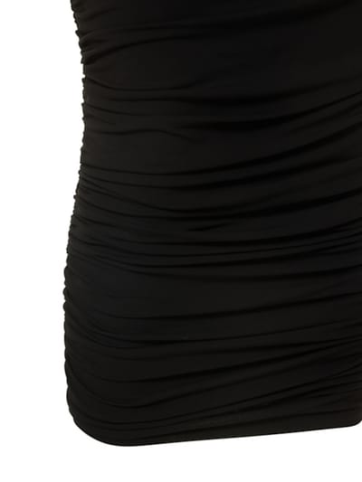 Michael Kors Collection: Ruched one-shoulder midi dress