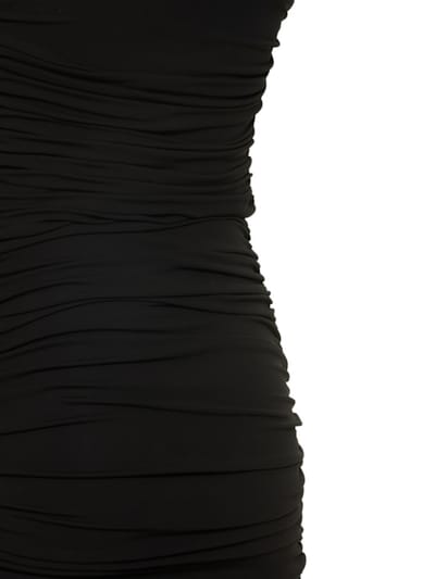 Michael Kors Collection: Ruched one-shoulder midi dress