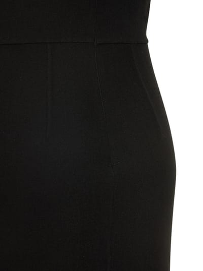Michael Kors Collection: Virgin wool midi dress with cut-outs