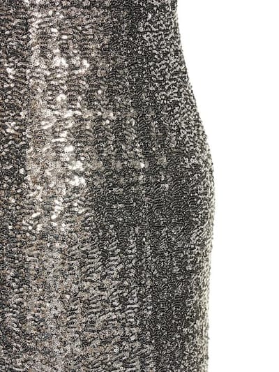 Michael Kors Collection: One-shoulder sequined mini dress