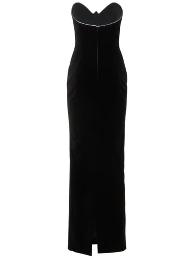 Alexandre Vauthier: Long dress with sweetheart neckline