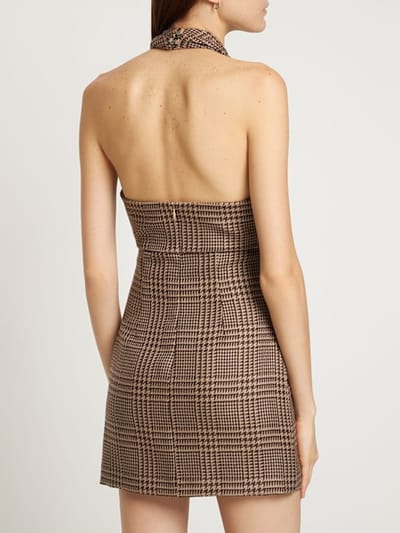 Giuseppe Di Morabito: Halterneck wool mini dress