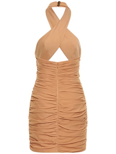 Giuseppe Di Morabito: Draped mini dress with cut-out