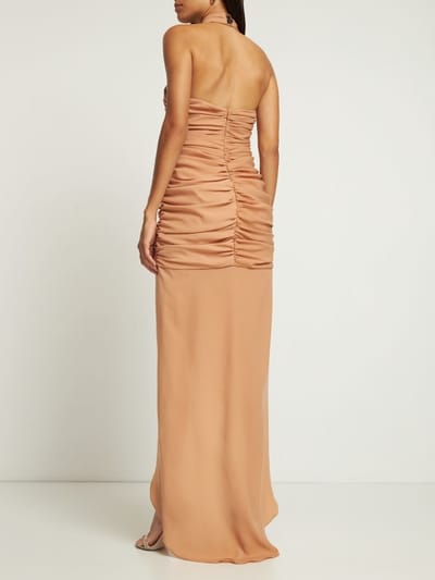 Giuseppe Di Morabito: Halterneck maxi dress with ruching