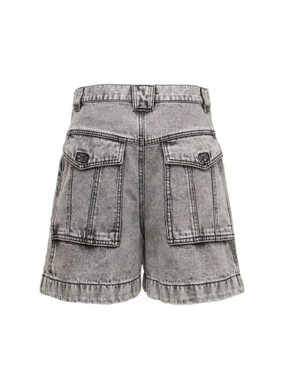 Marant Etoile: Vinca棉质牛仔短裤