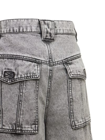 Marant Etoile: Vinca棉质牛仔短裤