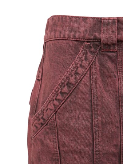 Marant Etoile: Vinca棉质牛仔短裤