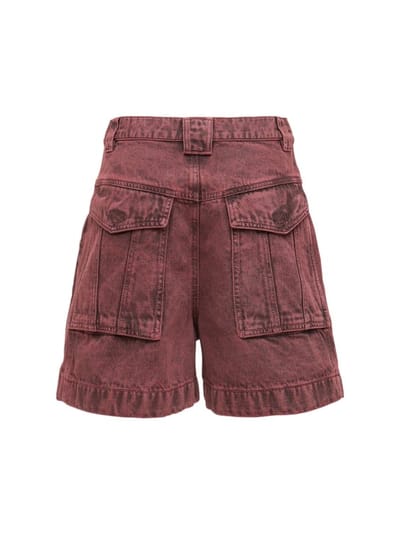 Marant Etoile: Vinca棉质牛仔短裤