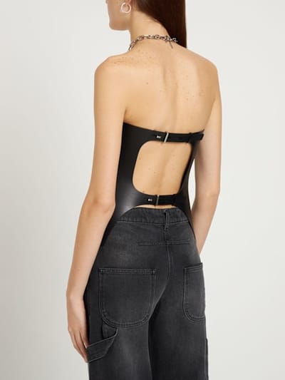 Dion Lee: 皮革束身上衣