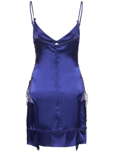 Dundas: Minikleid mit Mesh-Einsätzen